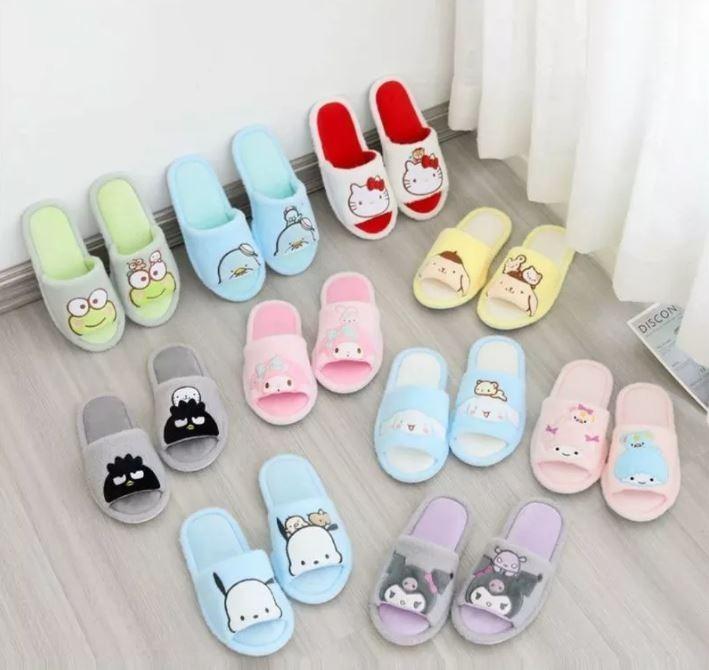 Sanrio Characters Bedroom Indoor Slippers Slipper Hello Kitty