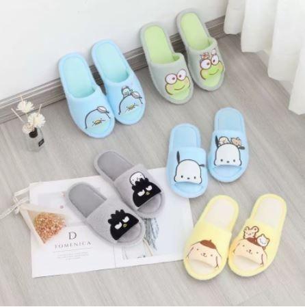 Sanrio Characters Bedroom Indoor Slippers Slipper Hello Kitty Melody ...