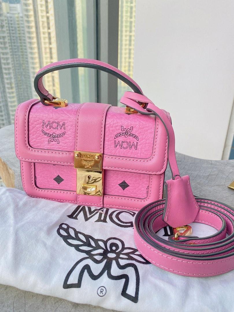 Second Hand MCM Pink Shoulder bag Carousell