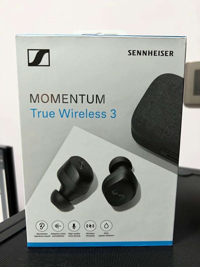 Sennheiser 黑色Momentum True Wireless 3 mtw3, 音響器材, 耳機