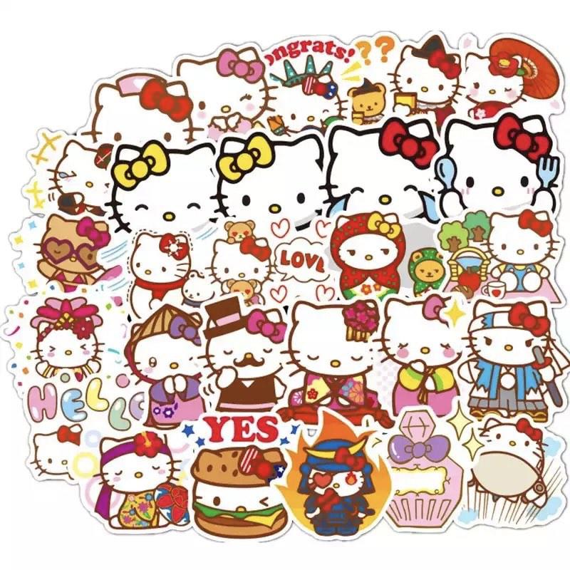 Stickers) 50pc Hello Kitty Friends Japanese Cartoon Cute Funny Children  Toys Love Seasonal Outfits Assorted Styles, Hobbies & Toys, Stationery &  Craft, Art & Prints on Carousell