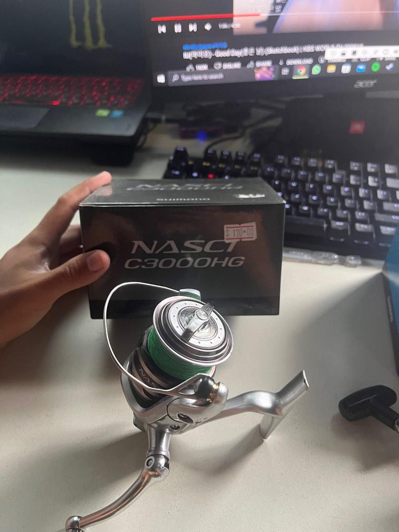 Shimano nasci 3000 HG fishing reel, Sports Equipment, Fishing on Carousell