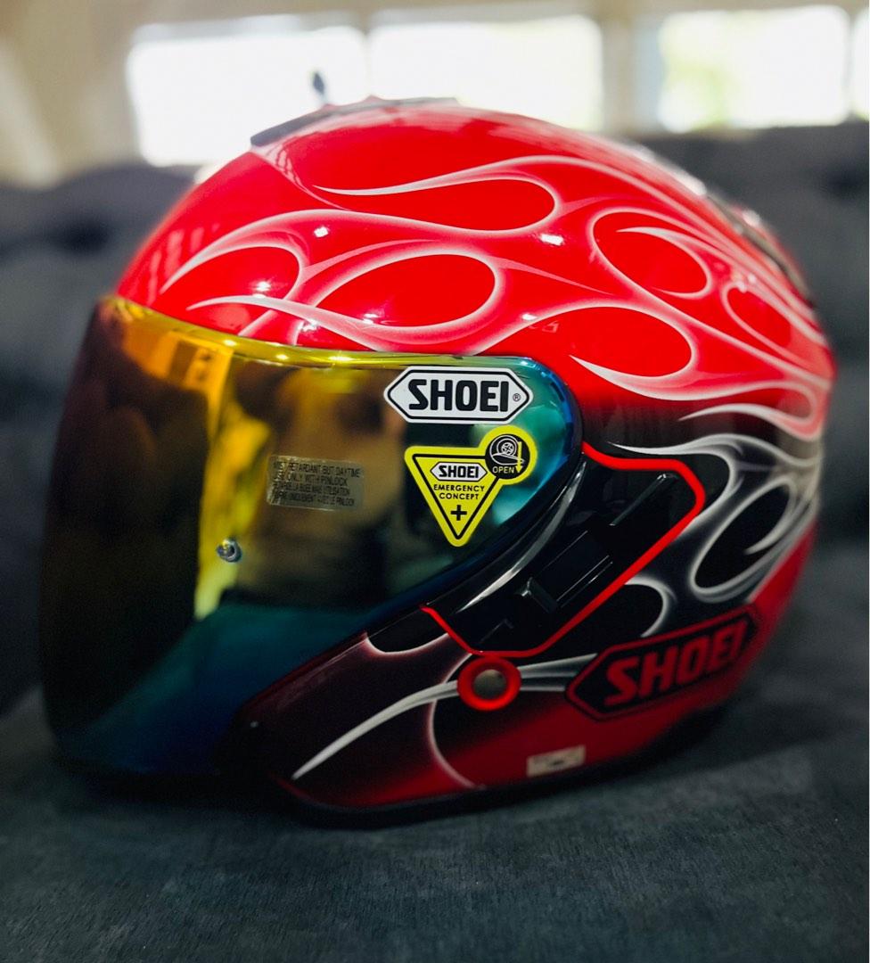 Shoei J Cruise Reborn Red Limited Edition Motorbikes on Carousell