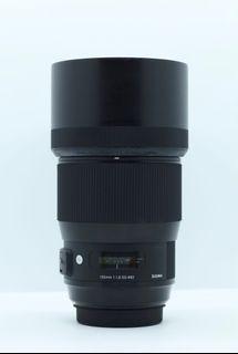 Sigma 135mm 1.8 art lens for Canon mount