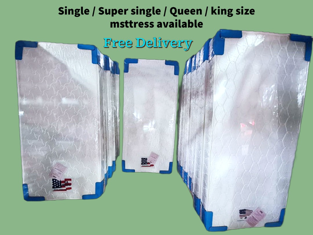 Single/ Super single / Queen /king size mattress available. , Furniture ...
