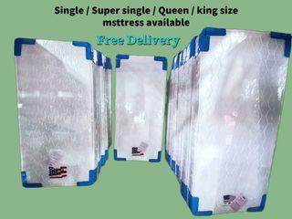 Single/ Super single / Queen /king size mattress available. < Free Delivery >