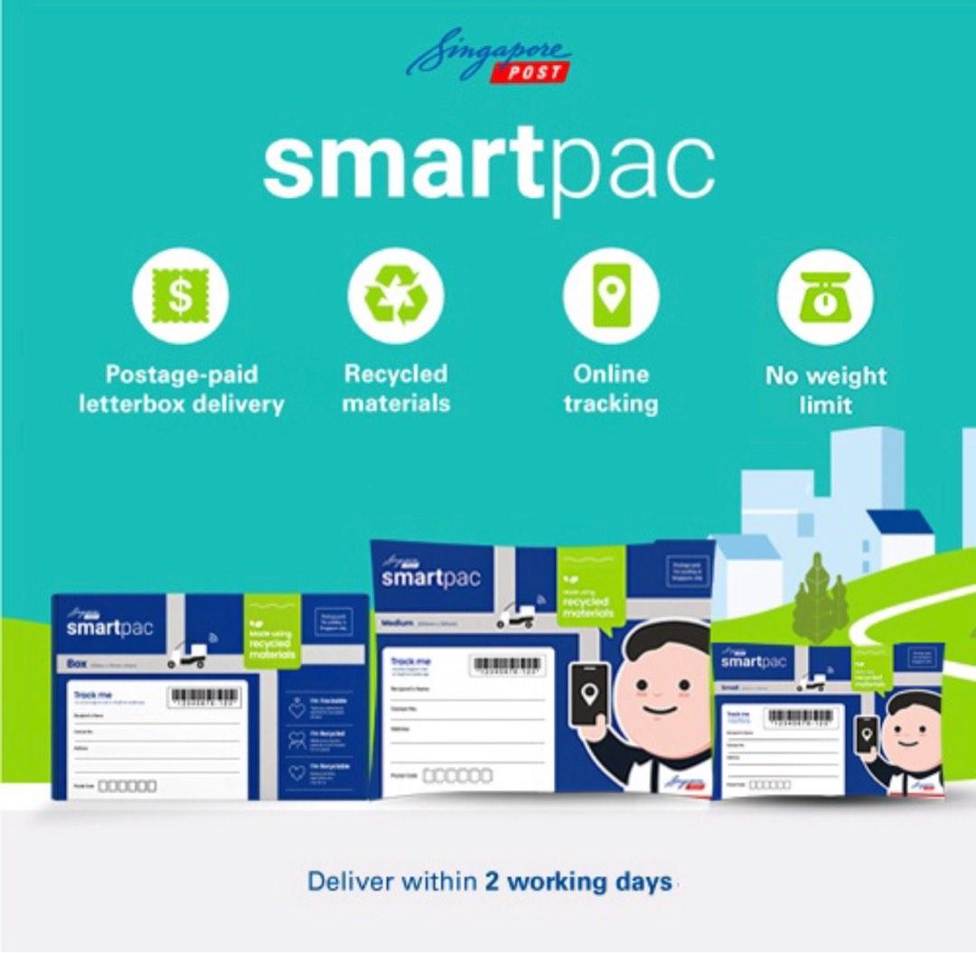 Singpost SmartPac Medium Tracked Parcel, Everything Else on Carousell