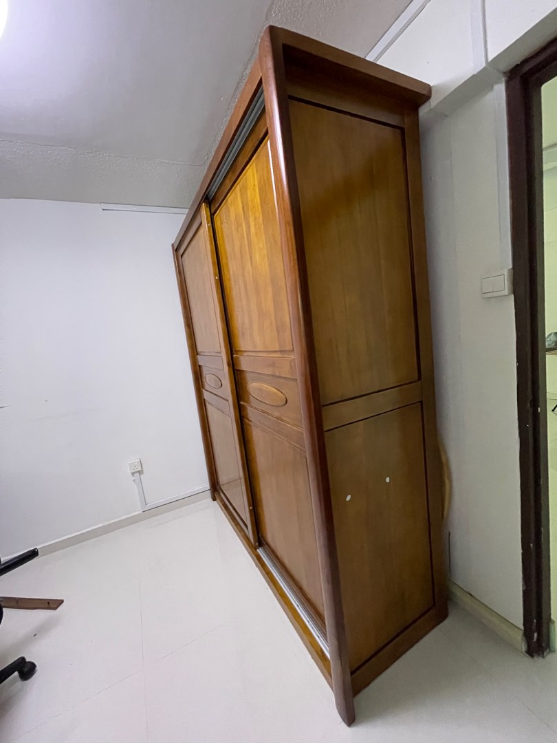 Wardrobe solid online wood sale