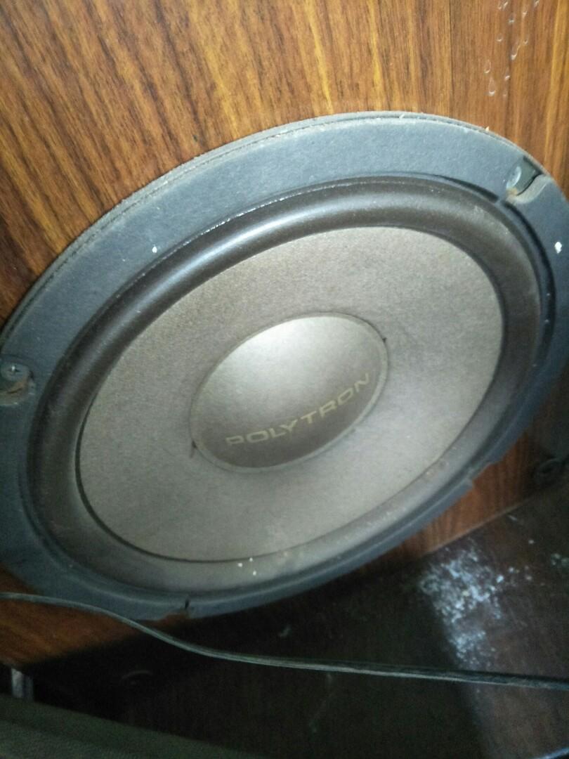 Speaker pasif polytron jadul mulus, Elektronik, Audio di Carousell