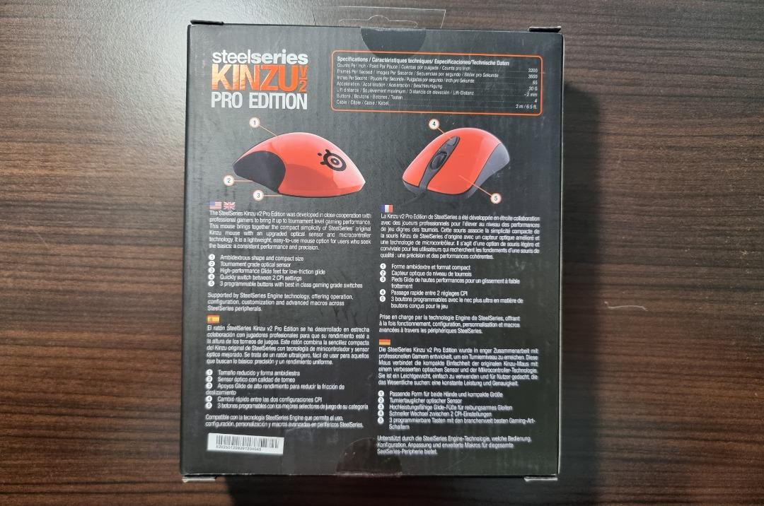 Steelseries Kinzu v2 Special Edition (Red), Computers & Tech, Parts