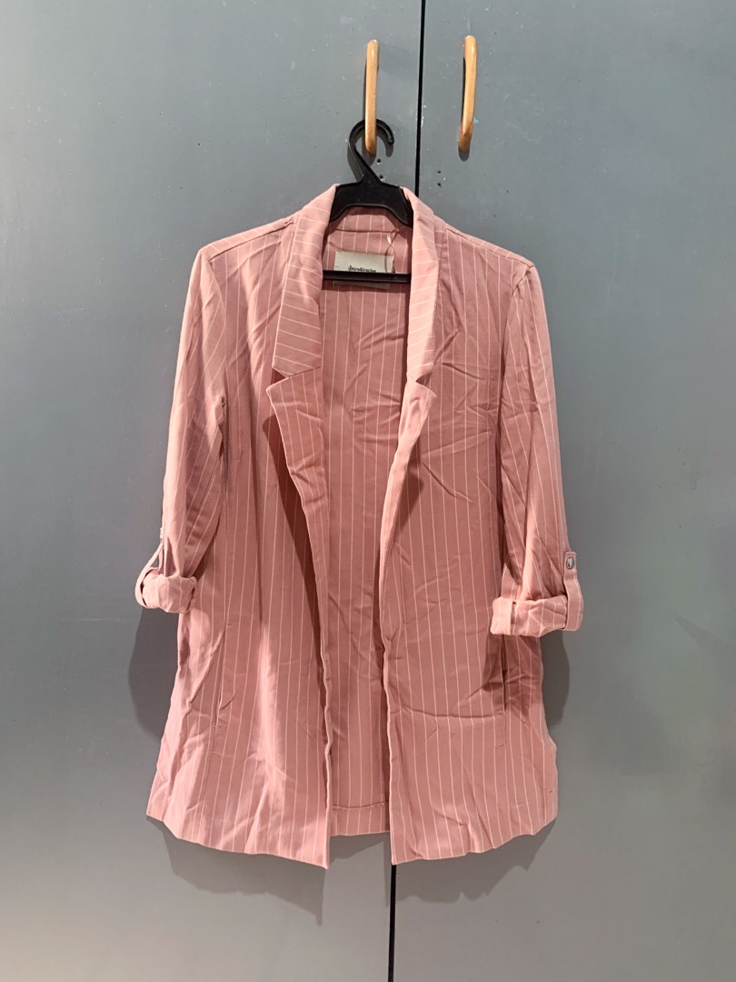 Blazer store stradivarius pink