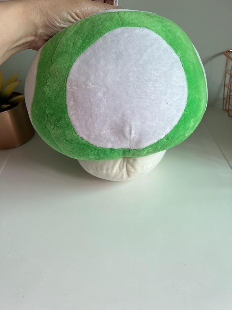 green mushroom plush
