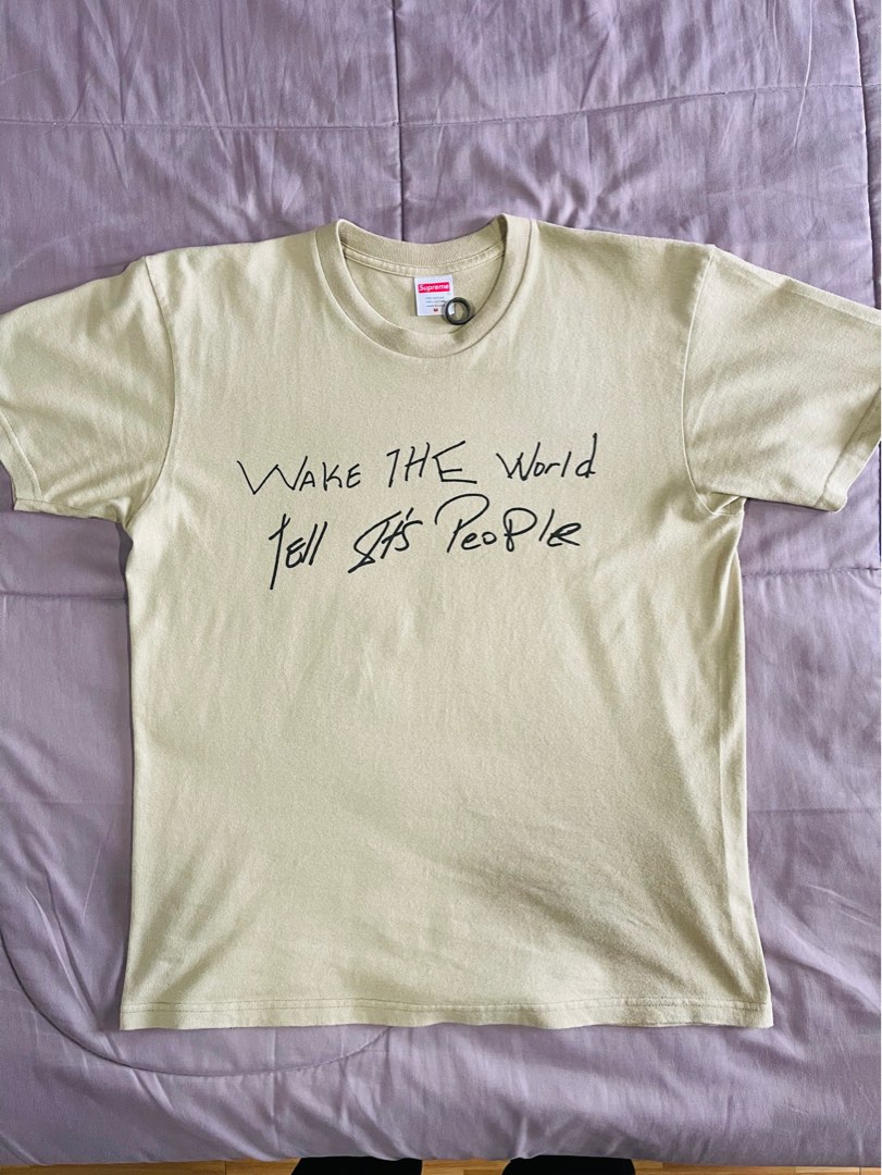 Supreme buju banton wake the world tee new arrivals
