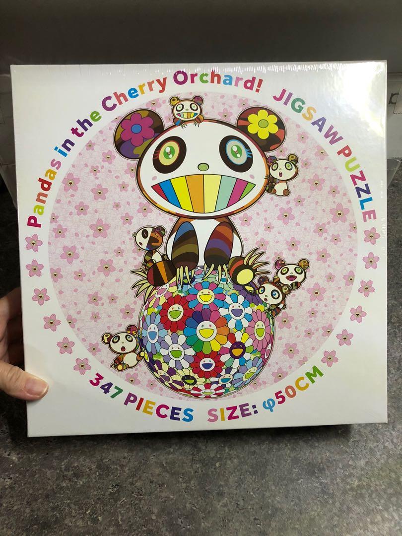 Takashi Murakami new 347pc round circle 50 cm Jigsaw Puzzle Pandas