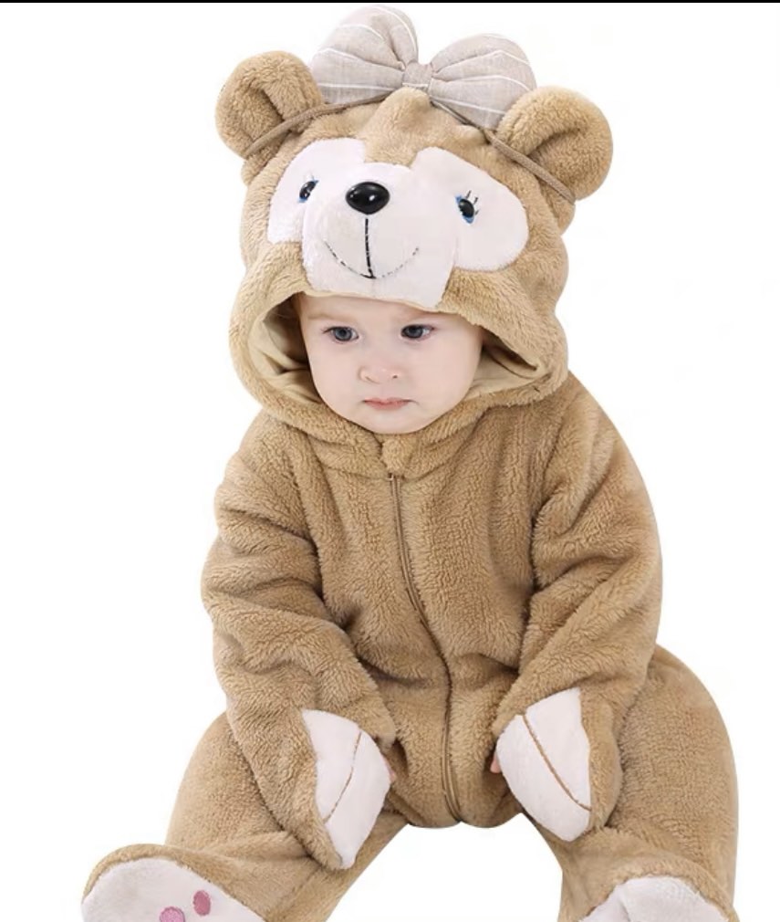 Teddy bear costume, Babies & Kids, Babies & Kids Fashion on Carousell