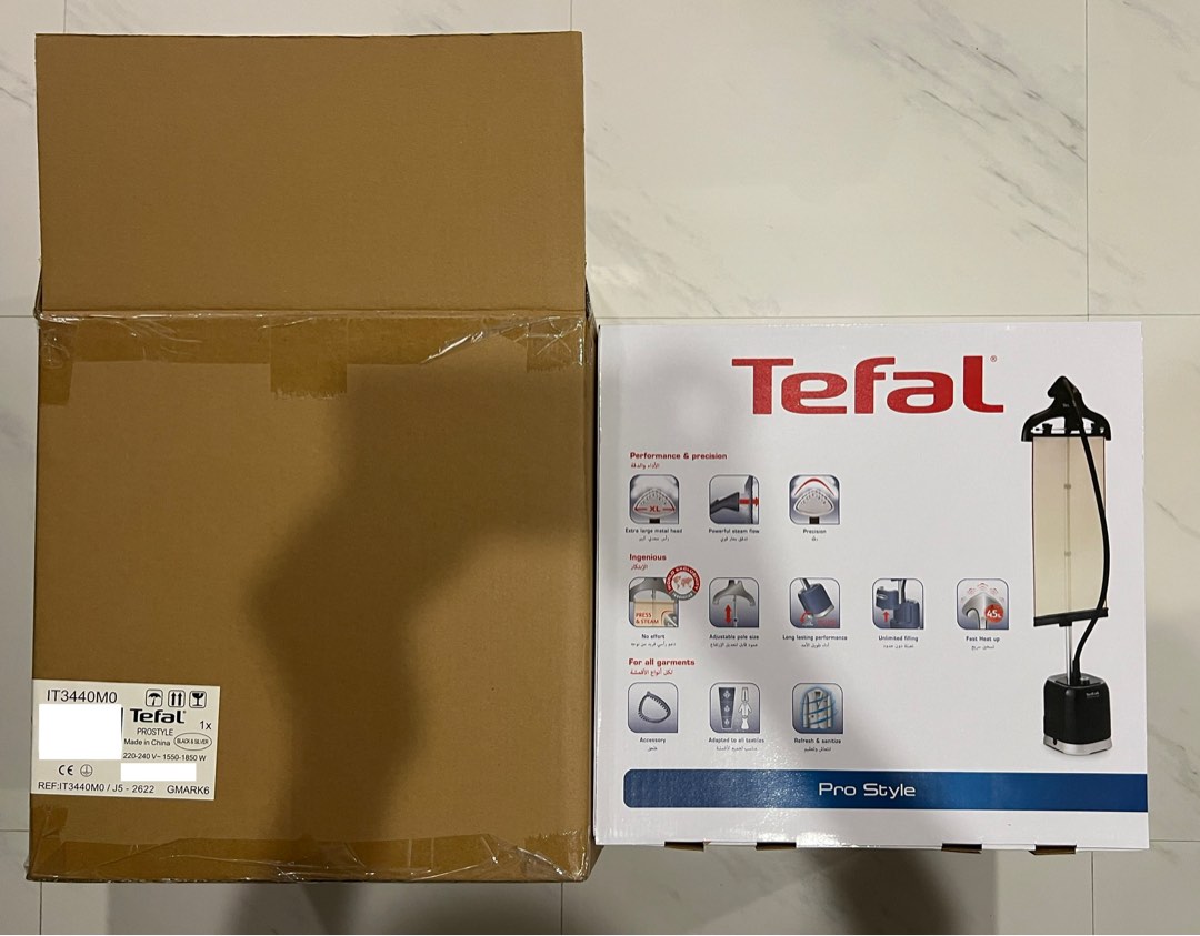 Tefal Prostyle Black and Silver, TV & Home Appliances, Irons & Steamers ...