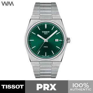 Tissot PRX Quartz Green Dial Stainless Steel Swiss Watch T137.410.11.091.00