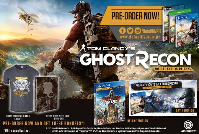 Tom Clancy's Ghost Recon Tshirt (Category: PlayStation) located in Romblon. Submitted by chadish_magoy (Listing ID 1186829702, Image 3). Description: Tom Clancy's Ghost Recon Wildlands PS4 pre-order shirt Not customized. Shirt came with the game (pre-order) Size XL Used not more than 5x. No holes, crackprints, color fading etc. Very good condition. 600 Location: Romblon South Luzon Shipping: LBC Accepting COP/COD (COP promo rate until Dec) Flash 