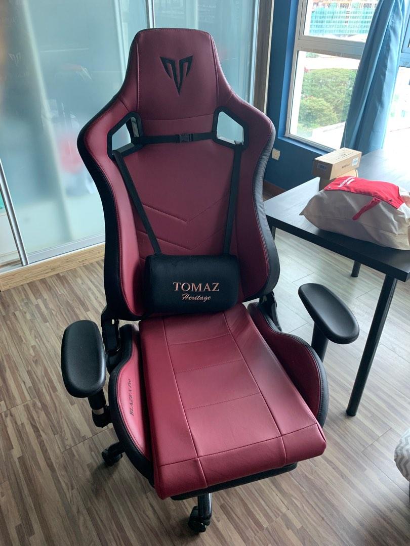 Tomaz gaming chair with ikea table (1 set), Furniture & Home Living