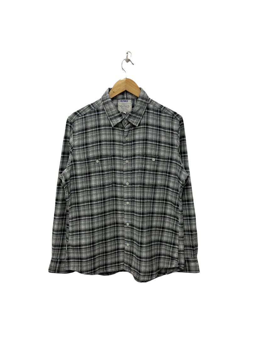 Topvalu flannel shirt kemeja kotak checkered boyfriend shirt, Men's ...