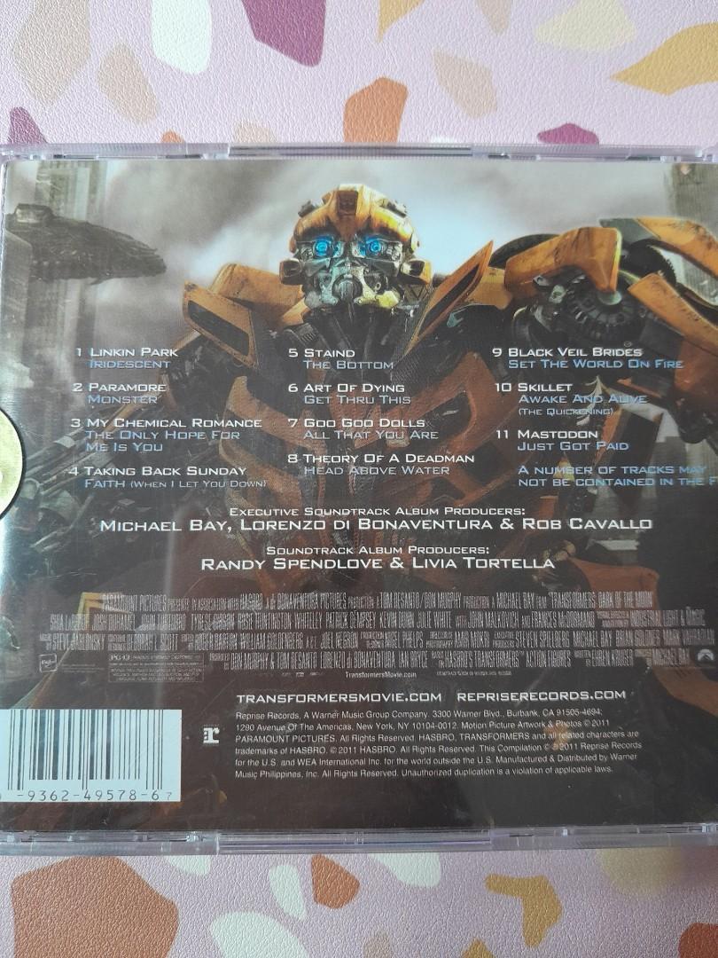 Transformers Dark of the moon soundtrack, Hobbies & Toys, Music