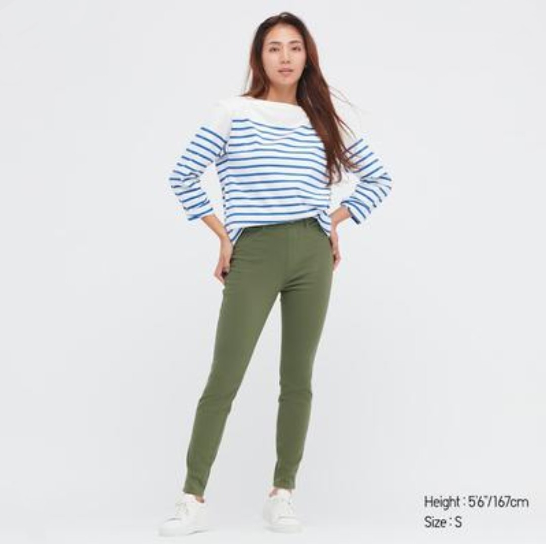 Uniqlo stretch legging white in s, Women's Fashion, Bottoms, Jeans &  Leggings on Carousell