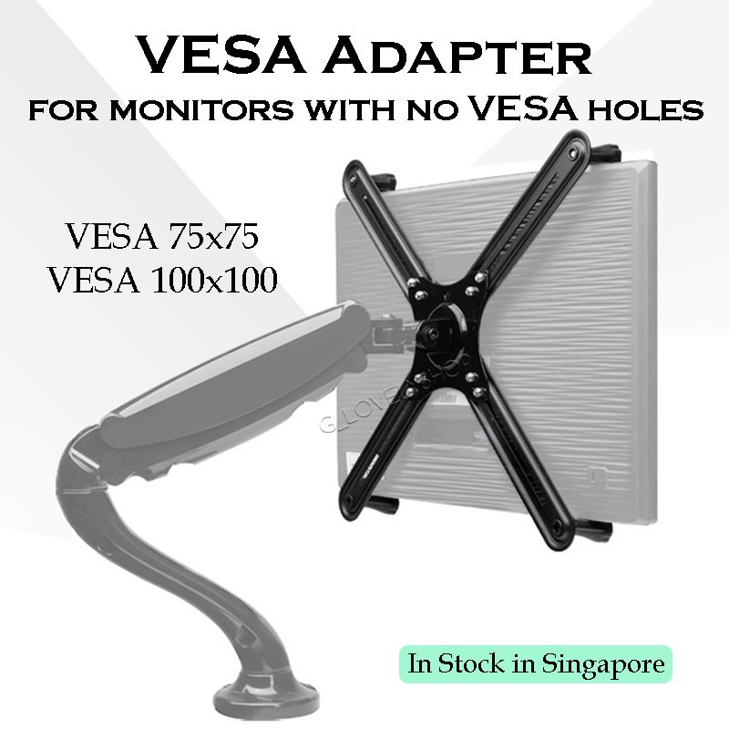 VESA Adapter for Non-VESA monitor (monitors with NO VESA HOLES) BWZ1651 ...