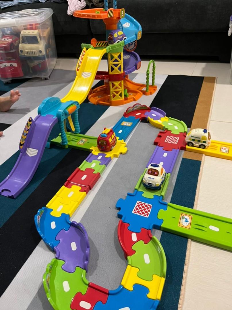 Vtech Car Wash Set + Deluxe Set, Hobbies & Toys, Toys & Games on Carousell