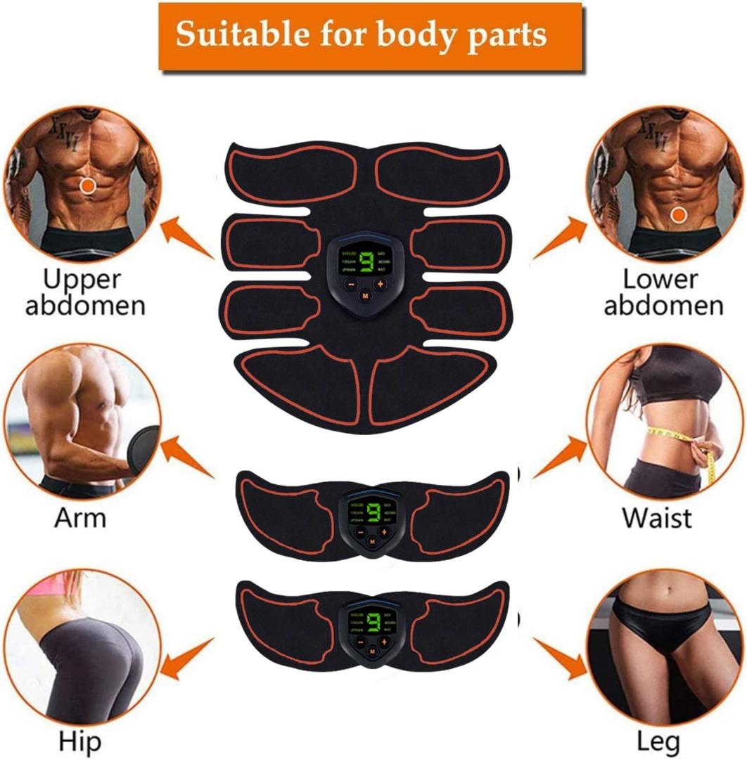 WARDBES EMS Muscle Stimulator, Abs Trainer Abdominal Muscle Toner