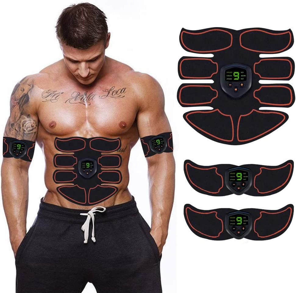 WARDBES EMS Muscle Stimulator, Abs Trainer Abdominal Muscle Toner