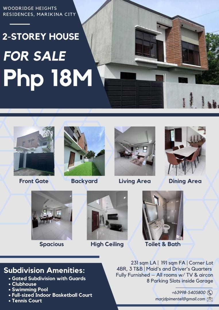 Woodridge Heights Residences House for Sale, Property, For Sale, House