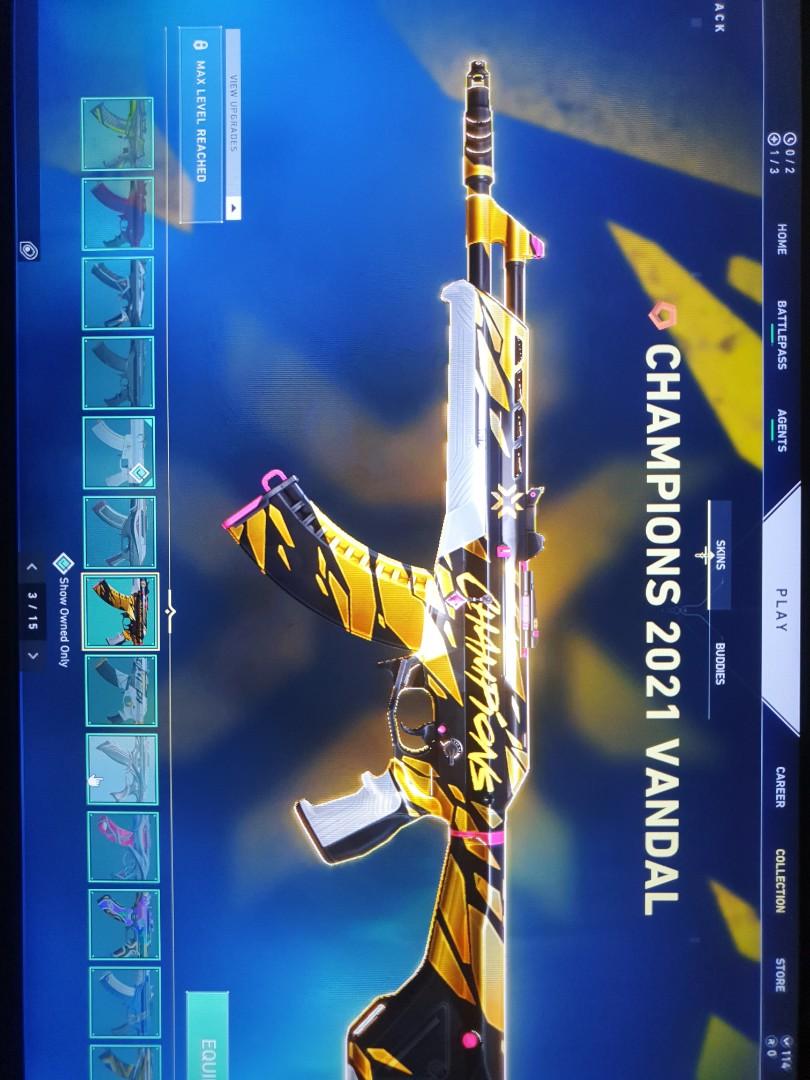 WTT 2021/2022 CHAMPION BUNDLES RGX BLADE Valorant account IMMO 1, Video ...