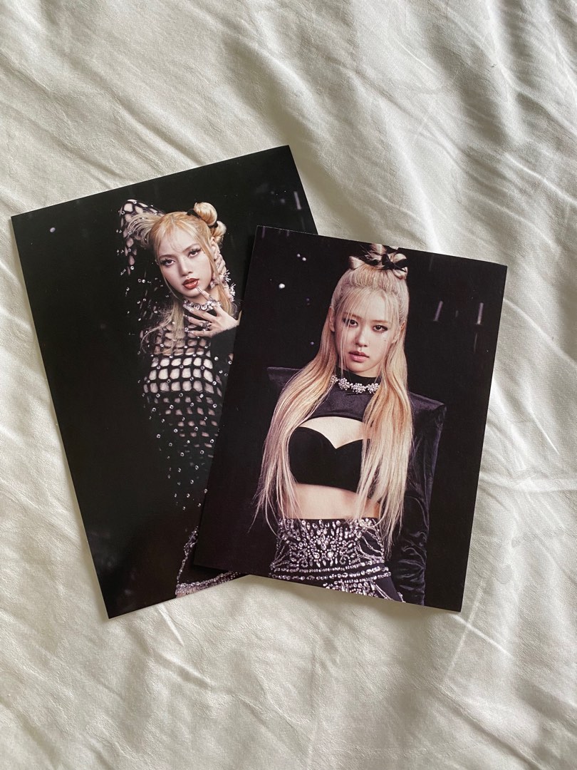 wtt] lisa&rosé born pink postcard, Hobbies & Toys, Collectibles