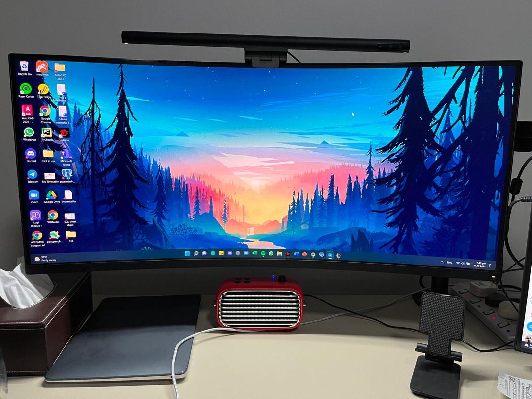 Xiaomi Mi Curved Display 34" Gaming Monitor | WQHD | 144Hz | Flicker ...
