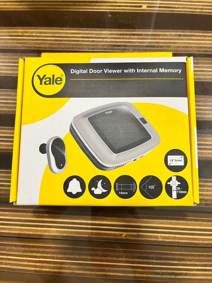 Yale Digital Door Viewer DDV1, Furniture & Home Living, Security