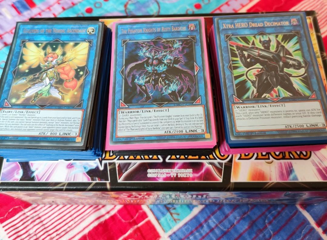 YuGiOh Tcg Legendary Heroes Deck + Parshath Deck + Staples and