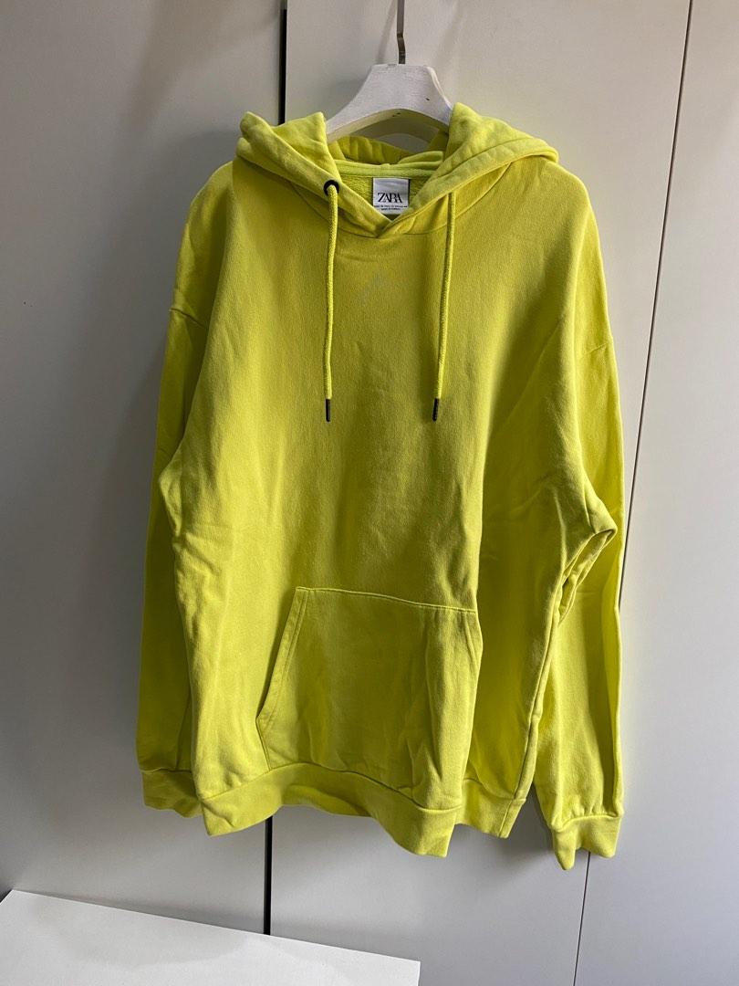 Neon hoodie clearance zara