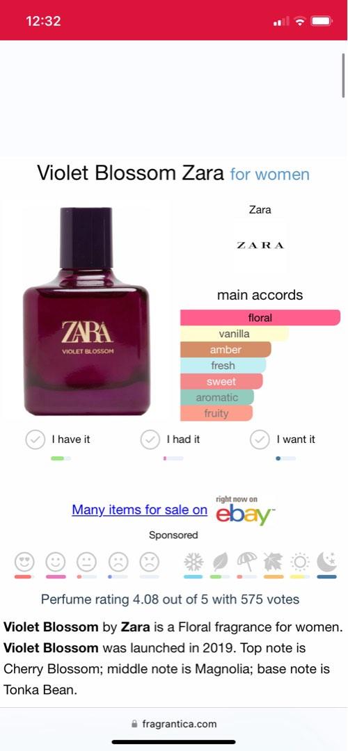 Zara blossom online blush fragrantica