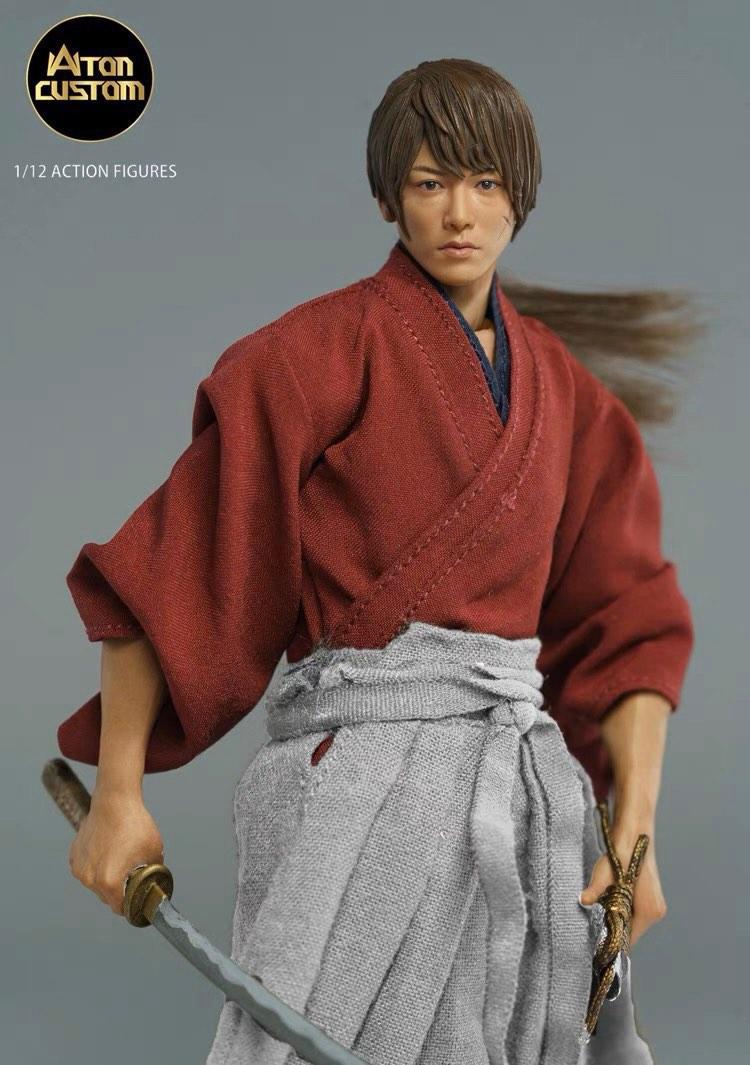 預訂1/12 Aton custom 浪客劍心真人電影版佐藤健action figure 正常版