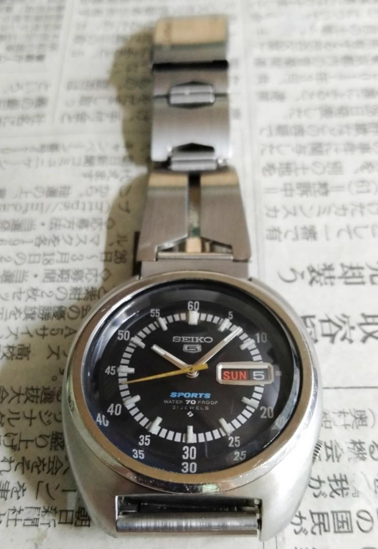 1969 Seiko 5 JDM Retro Proof Dial 70M Sports 精工五号复古70米体育款 6119-8310  (Original JDM Bracelet), Luxury, Watches on Carousell