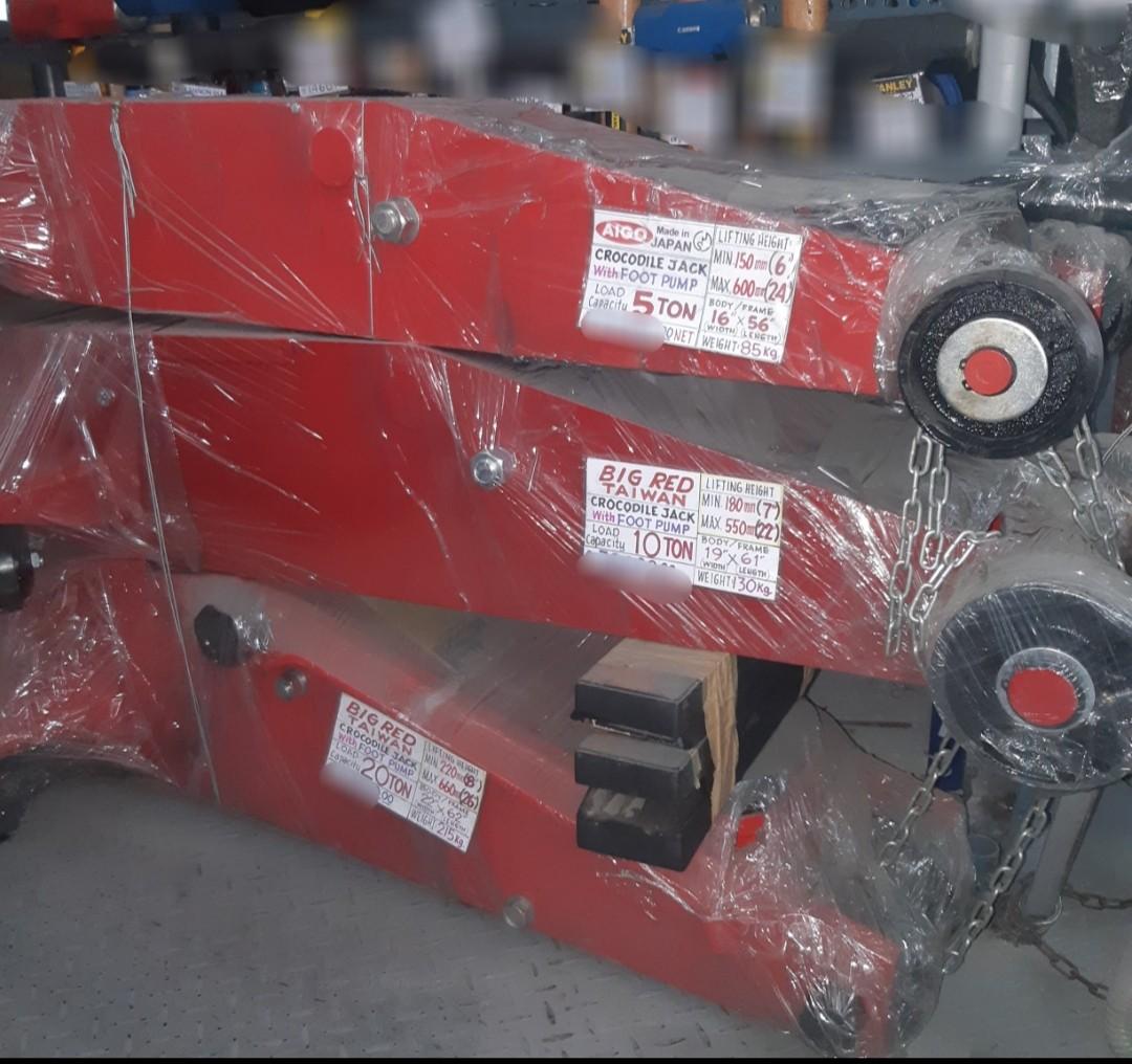 20 tons ton CROCODILE alligator Jack jacks floor GARAGE TRUCK bus