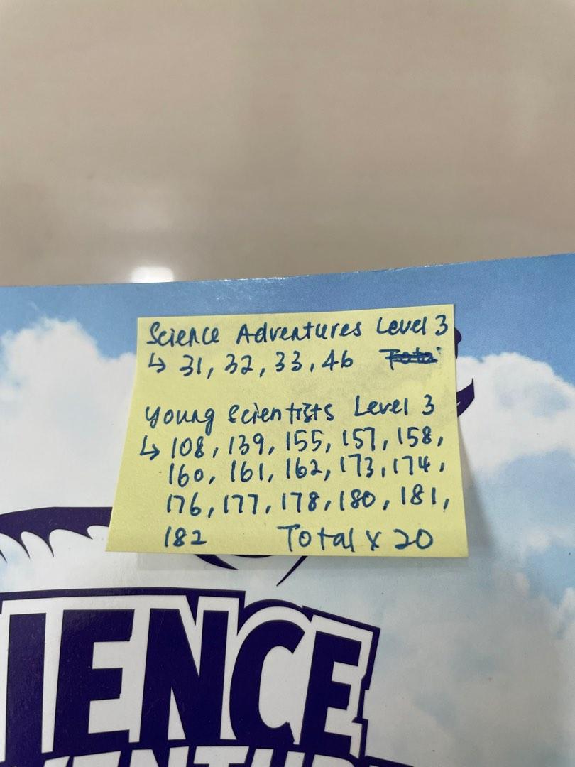 (20 vol) Young scientists Level 3 and Science Adventures Level 3 ...