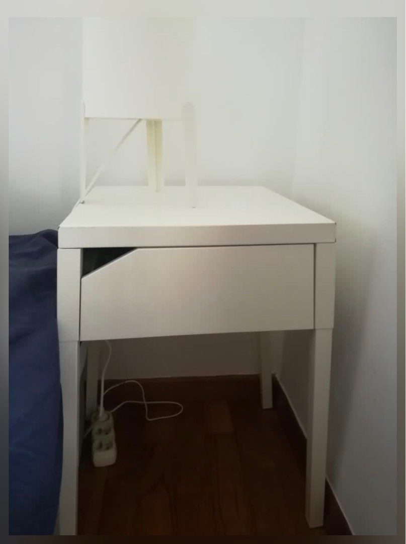 2 x IKEA Selje Bedside Table & Drawer, Furniture & Home Living, Furniture, Tables & Sets on
