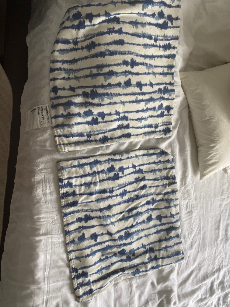 2x STRIMSPORRE ikea pillow cases, Furniture & Home Living, Bedding