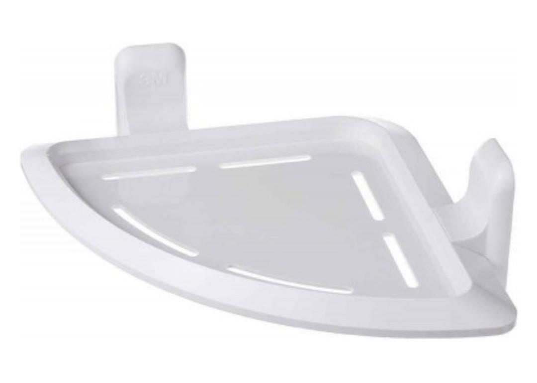 3M COMMAND CORNER SHELF (for bathroom, living room, office etc
