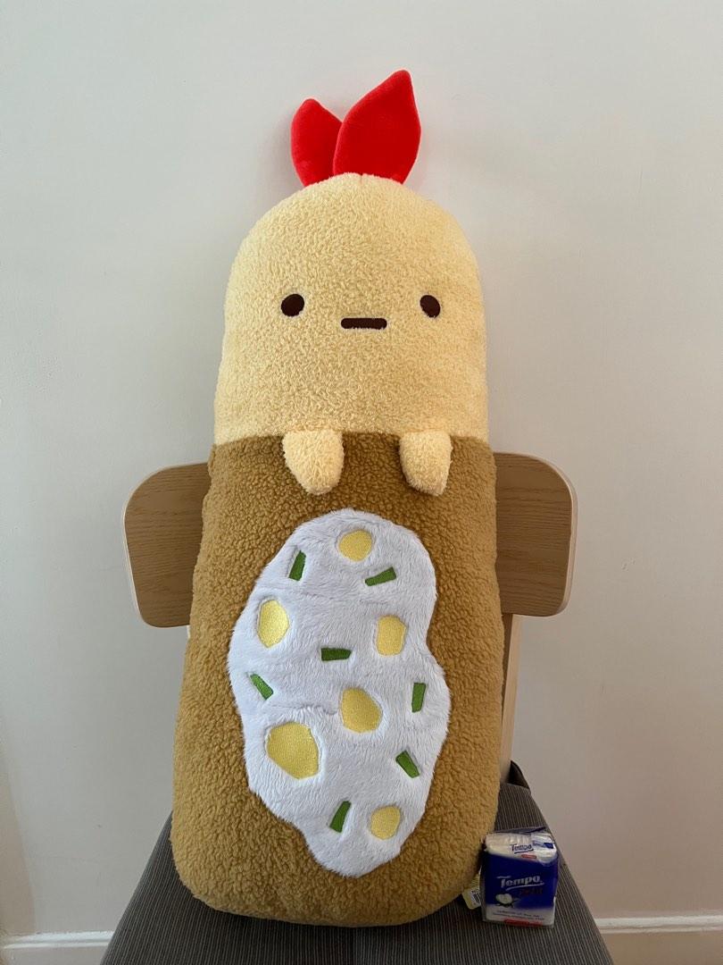 全新現貨正版角落生物炸蝦咖喱飯特長形欖枕公仔sumikkogurashi 興趣及遊戲 玩具 遊戲類 Carousell