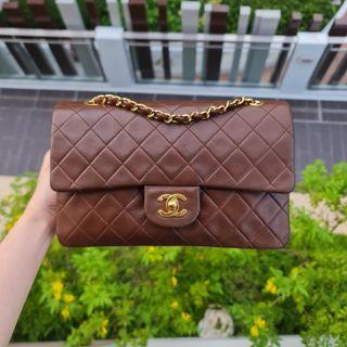 Timeless Chanel Mini Square Vintage Caramel Leather ref.610839 - Joli Closet