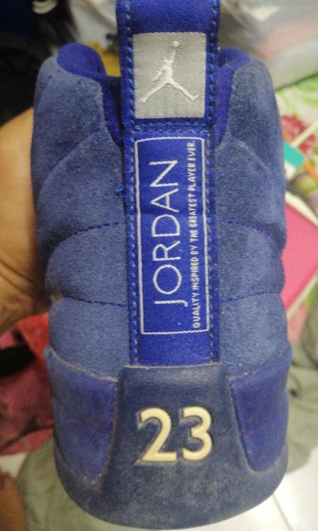 jordan 12 deep royal blue fake vs real