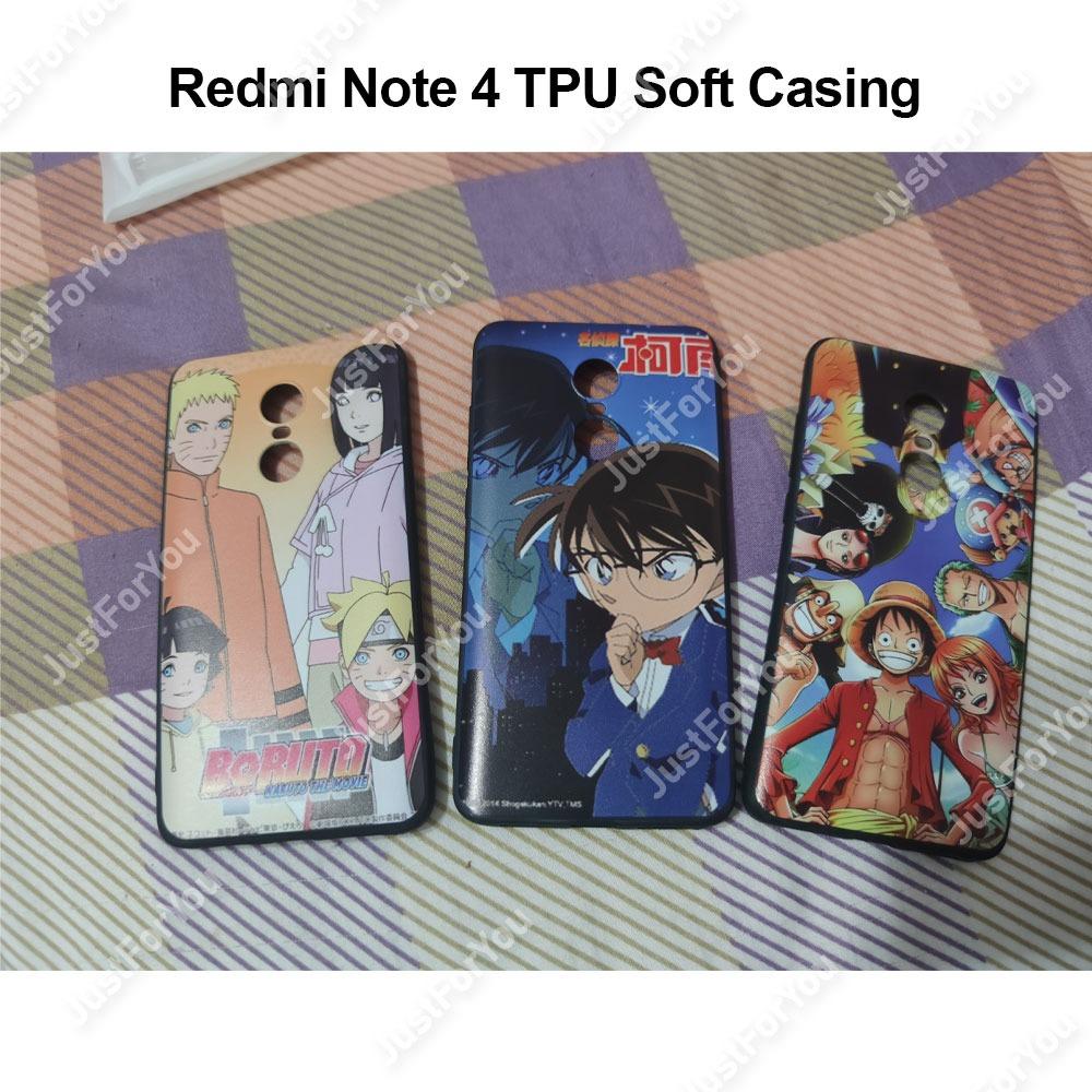 Anime Redmi Note 4 TPU Casing Soft Case Xiaomi Phone Cover Cartoon Mobile  Gadgets One Piece Detective Conan Naruto, Mobile Phones & Gadgets, Mobile &  Gadget Accessories, Cases & Covers on Carousell