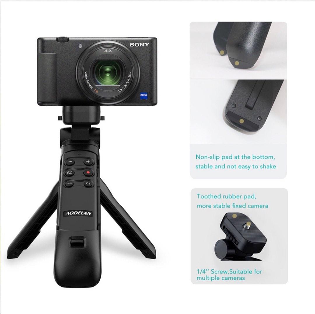 AODELAN Wireless Remote Controller Mini Grip Tripod for Sony A7 IV, ZV ...